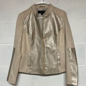 Marc New York Gold and Tan Women's Jacket